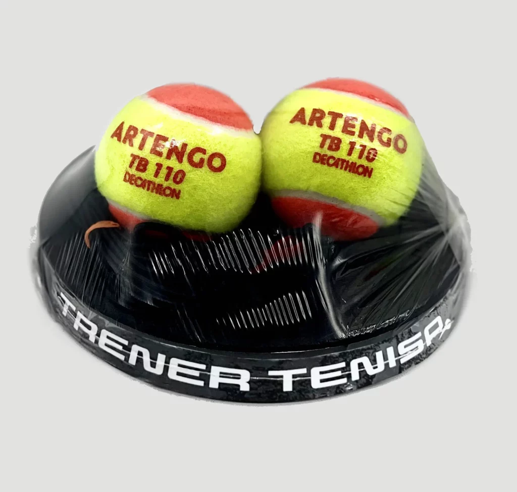 96543 PILKA TENISOWA NA GUMCE TRENAZER ARTENGO BR - Trener Tenisa | Sklep Tenisowy